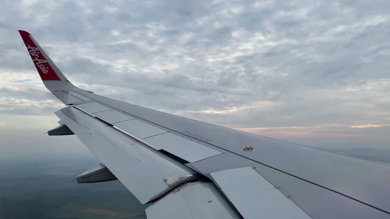 [20/2/2022] AirAsia Airbus A320216(WL) Landing At Johor Bahru