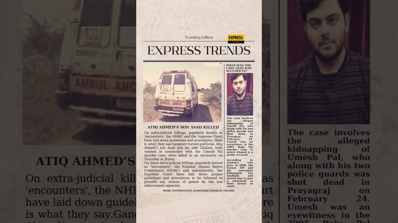 Atiq Ahmed’s son Asad killed ‼️