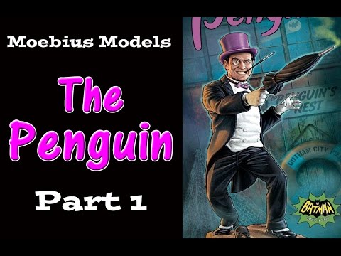 Building Moebius Models 1/8 The Penguin Part 1