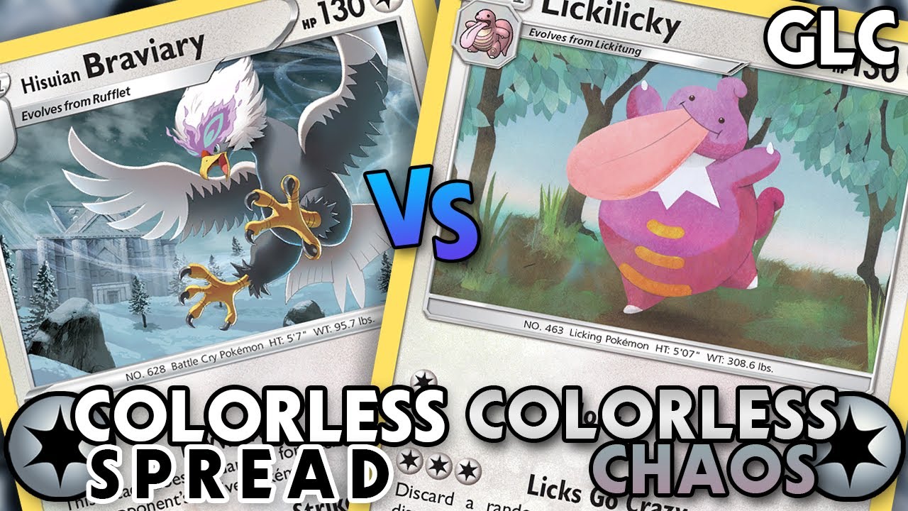 COLORLESS SPREAD VS COLORLESS CHAOS - Pokemon TCG Gym Leader Challenge ...