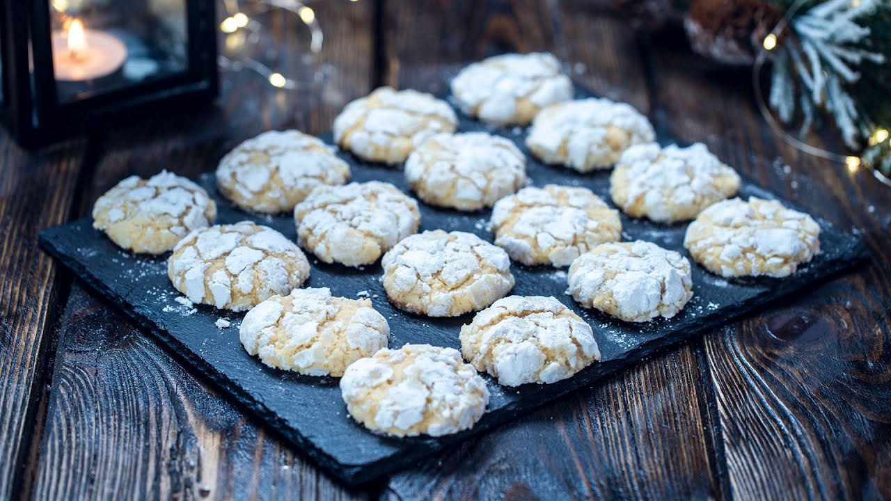 Coconut White Chocolate Crinkle Cookies | Home Cooking Adventure