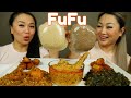 TRYING FUFU FOR THE FIRST TIME (LETS EAT) SISTER AFRICAN FOOD MUKBANG | SASVlogs