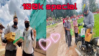 100k special sharing my happiness with them☺️? part-1