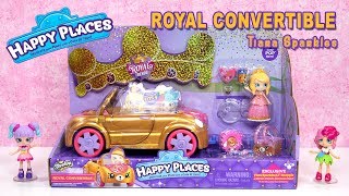 Shopkins Happy Places Royal Trends Royal Convertible With Tiara Sparkles Exclusive Lil Shoppie Doll