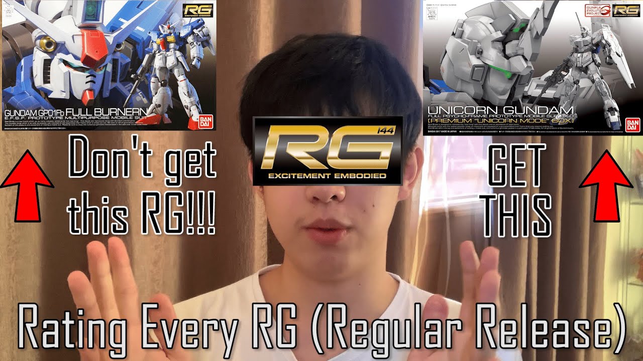 Rating Every RG (Real Grade) In One Video - Pt.1 Regular Release 