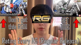 Rating Every RG (Real Grade) In One Video  Pt.1 Regular Release