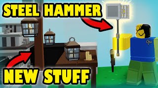 NEW STEEL HAMMER, GOLD, LANTERNS & MORE!!! | Ep. idk | Roblox Skyblock