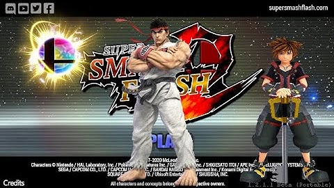 SSF2 Beta 1.2.1: Final Smash - Ryu & Sora