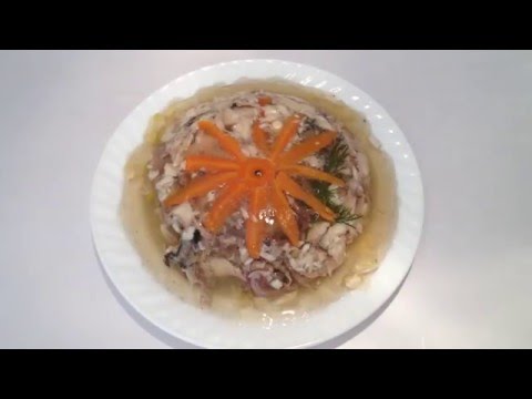 Ингредиенты для рецепта Рецепт заливного из щуки