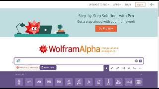 Wolframalpha függvények, algebra, geometria 1