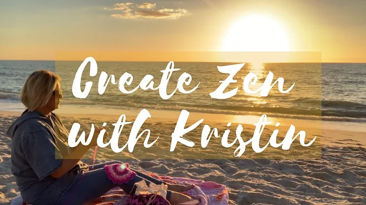 Create Zen with Kristin 001 Sunset over the Gulf o...