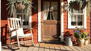 Tiny Red Farmhouse Home Tour ❤️| Cozy Cottagecore & Vintage Decor in a Charming Small Space