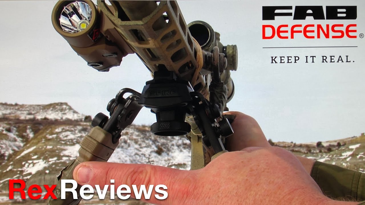 FAB Defense SPIKE Precision Bipod Rex Reviews YouTube