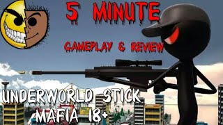 😏Underworld Stick Mafia 18+ - 5 Min. Gameplay & Review screenshot 3