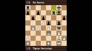 Petrosian vs Benko | Candidates 1959 | Round 6