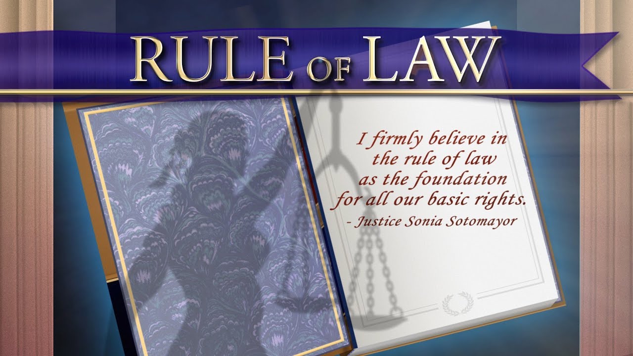 The Rule of Law. High and law