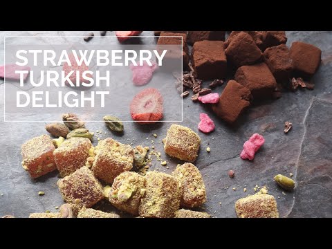 فيديو: الفراولة "البهجة التركية"