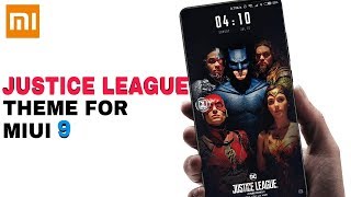 JUSTICE LEAGUE  THEME FOR MIUI 9 | Xiaomi Redmi Note 5 | Redmi Note 5 Pro | Redmi 5 screenshot 4