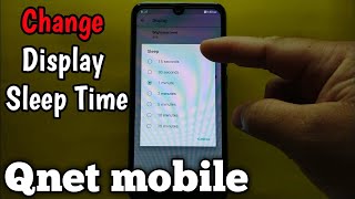 How to change display sleep time on Qnet mobile C32 screenshot 5