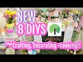 ((NEW!!)) 8 DIYS DOLLAR TREE CRAFTING, DECORATING + COOKING!! EASTER/SPRING 🐰 "I love Spring" ep 17