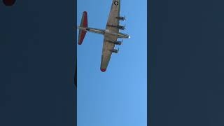 B-17 flies over the Air Zoo!  #aviation