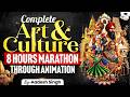 UPSC CSE 2026 | Complete Art &amp; Culture Through Animation | StudyIQ IAS