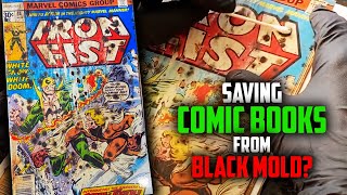 Can This KEY COMIC BOOK be Saved? // Removing Black Mold from Sabertooth's First Appearance // $$$