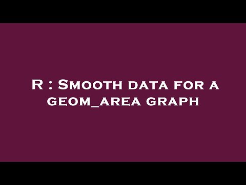 R : Smooth data for a geom_area graph