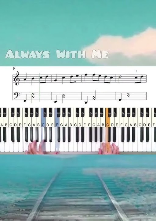Spitited away - always with me - Itsumo Nando Demo #learnpiano #piano #hocpiano #alwayswithme