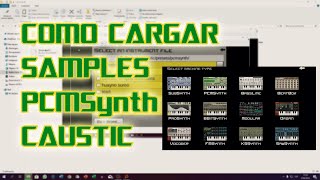 Como Cargar Sample Pcmsynth En Caustic Samples #Caustic #Musichuayotuma