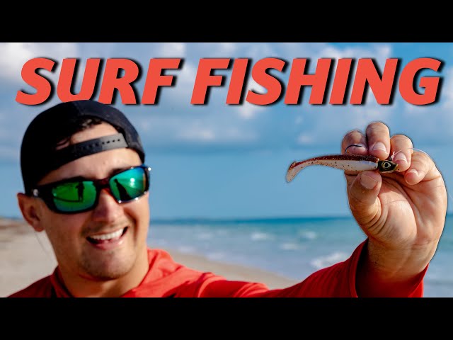 Surf Fishing With Tiny Lures! 