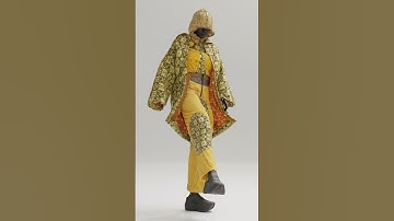 Virtual 3D Louis Vuitton style design. #clo3d #fashiondesigner #digitalfashion  @CLO3D#pattern