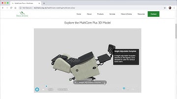 Recliners | annotated 3D model landing page | Sketchfab