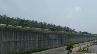 1080513 臺鐵7101次貨列新富通過