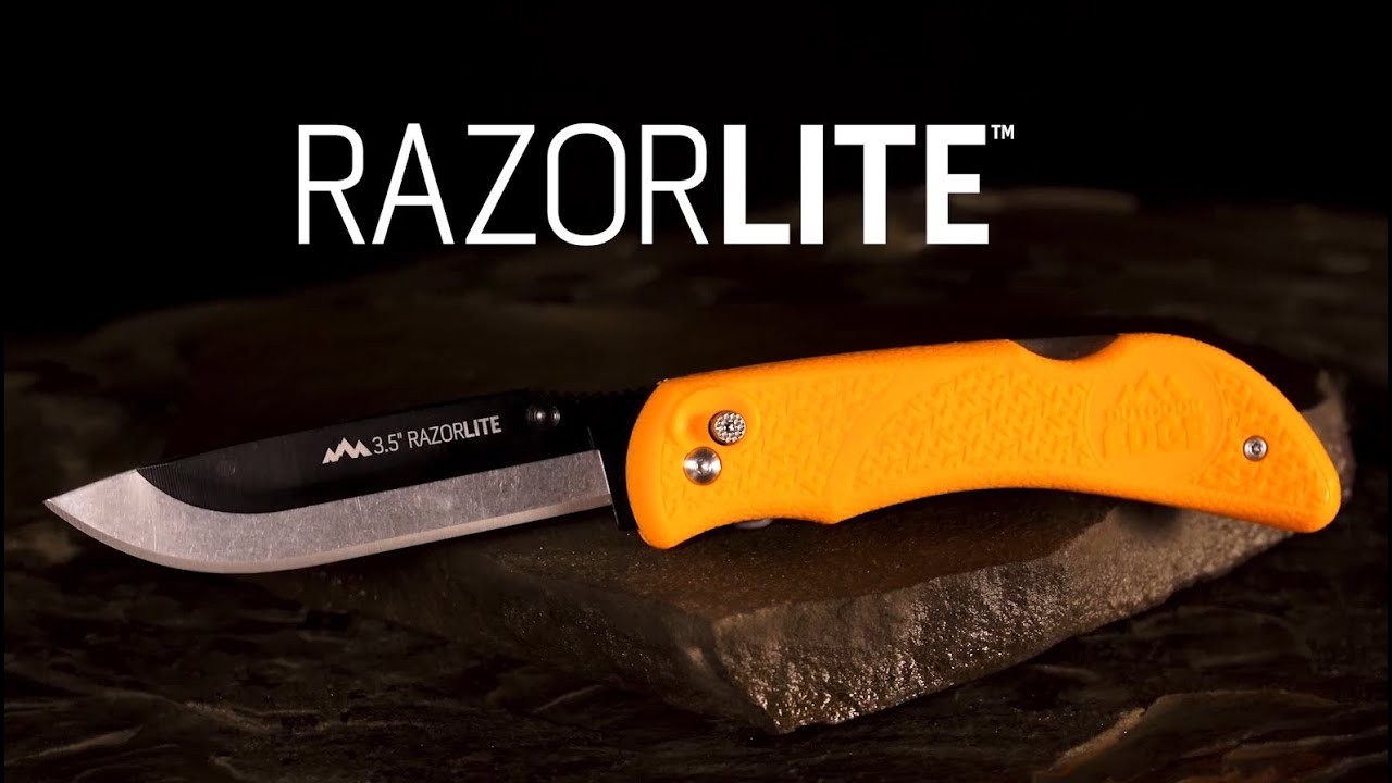  Outdoor Edge RazorLite EDC - Navaja plegable de cuchilla  reemplazable con clip de bolsillo y apertura de una mano para llevar a  diario, Azul : Deportes y Actividades al Aire Libre