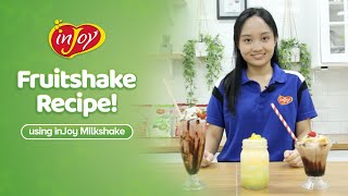 Fruit shake recipes for business | inJoy Milk Shake Recipe Tutorial | inJoy Philippines
