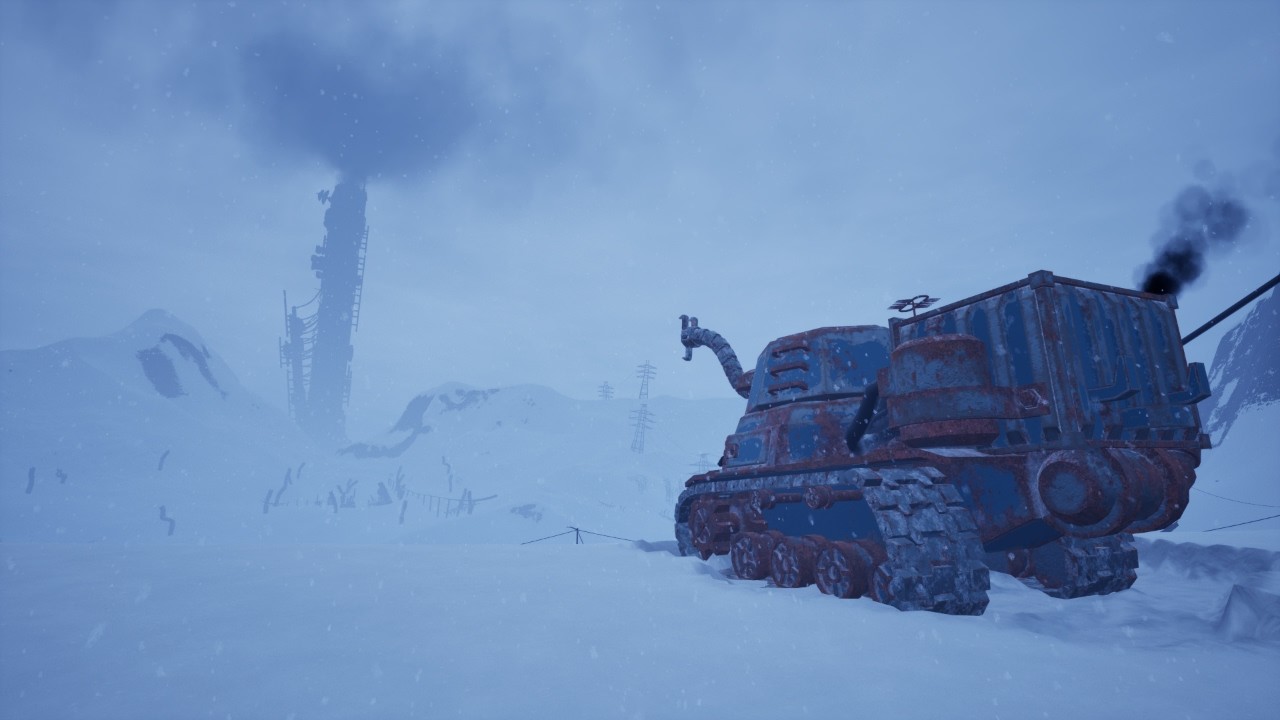 DEEP SNOW DELIVERY Steam Trailer