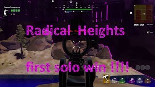 Radical Heights - first solo win