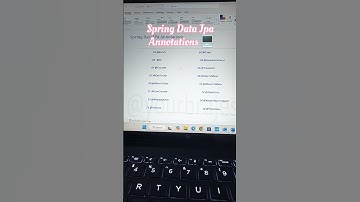SpringDataJpa Annotations🖥️ #interview #annotations #study #springboot #springdatajpa #jpa #data #yt
