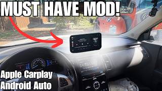 CarpodGo Mini Is A MUST HAVE Mod! How To install A 60fps CarPlay/ Android Auto Screen