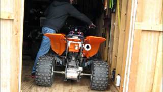 Kfx 400 with hmf exhaust