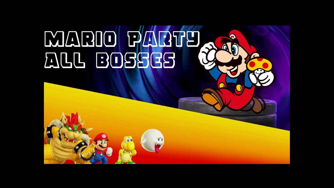 Mario Party All the bosses - Playthrough by Christoper Gamez - Enjoy!