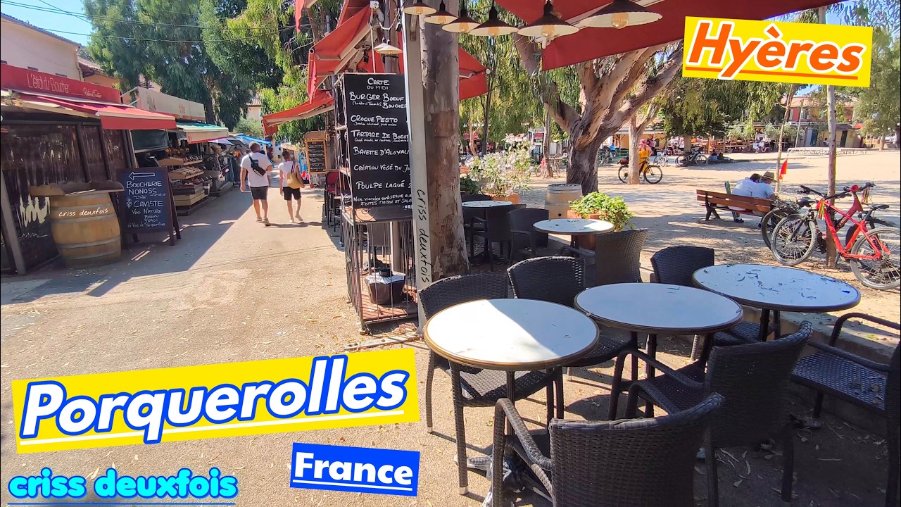 Hyères ; île de Porquerolles ; Quelques Endroits Sympas ; Var ; France