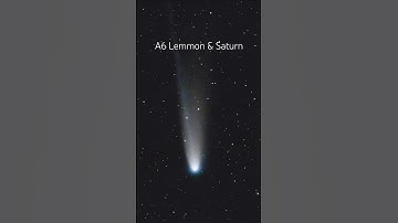 Comet A6 Lemmon & Saturn