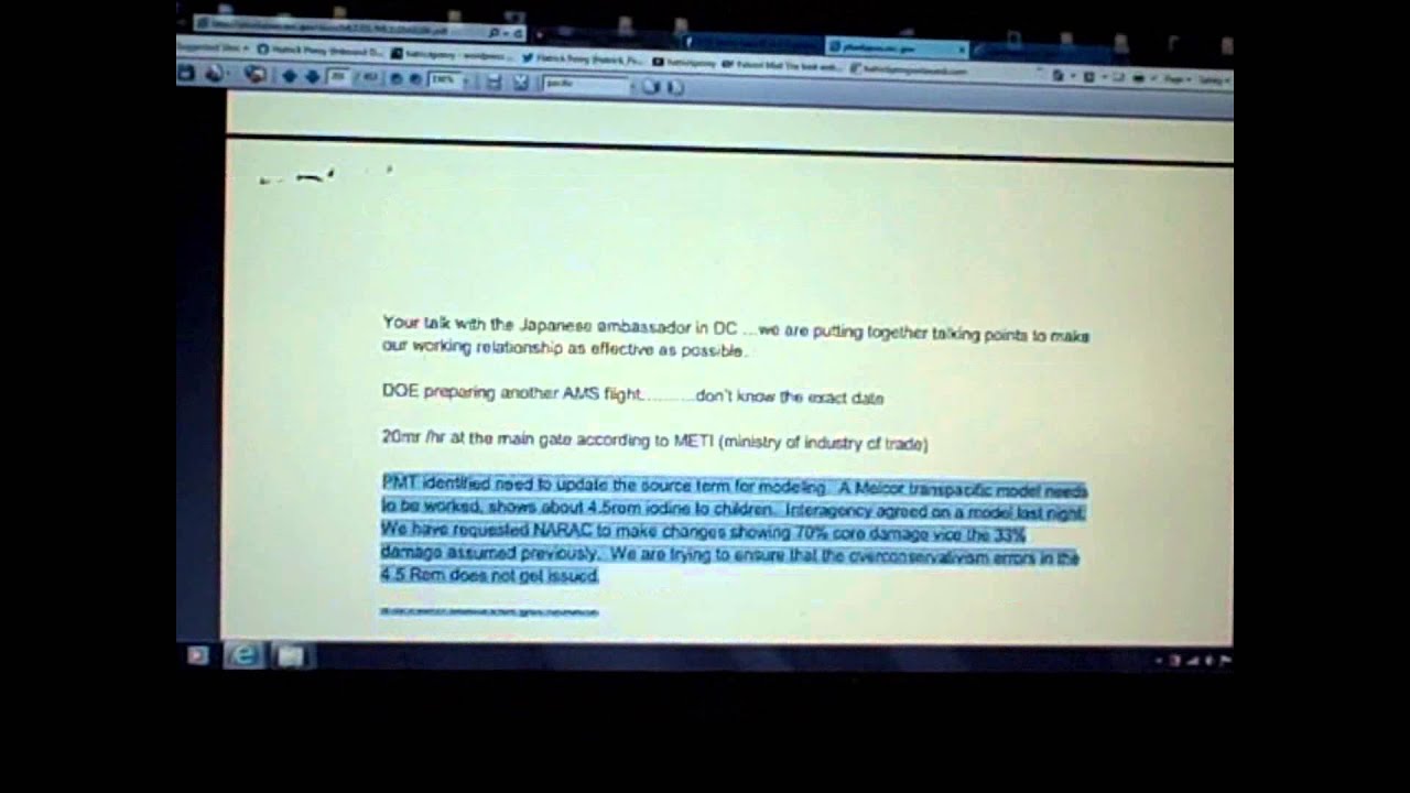 Plume-Gate: transpacific model shows conservative estimate 4.5 REM to children in U.S.