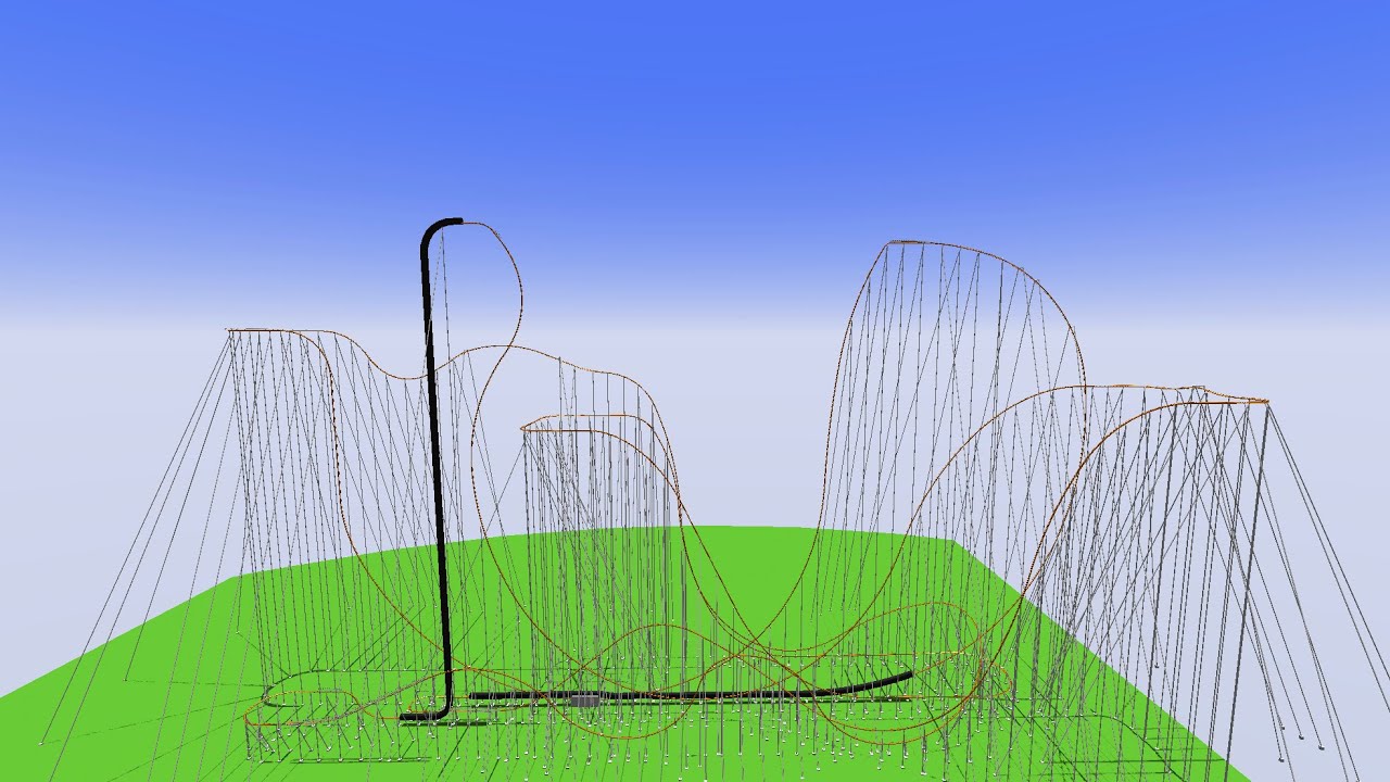 Strange 1,000 Foot Tall Coaster w/ 2 Dives | Ultimate Coaster 2