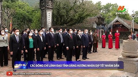 Các đồng chí lãnh đạo tỉnh dâng hương nhân dịp Tết Nguyên đán Nhâm Dần 2022