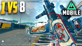 I Wiped a Full Squad 1v8 on Brakkesh! Delta Force Mobile 🔥