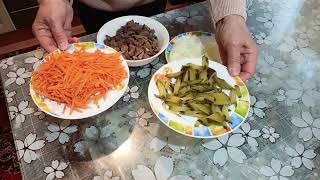 Салат “Обжорка” — нежный, вкусный, ароматный. Салат, который невозможно не полюбить!