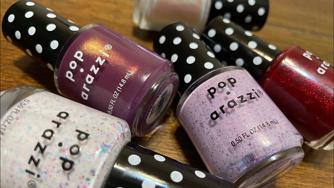 New affordable CVS Pop-arazzi nail polishes with live swatches